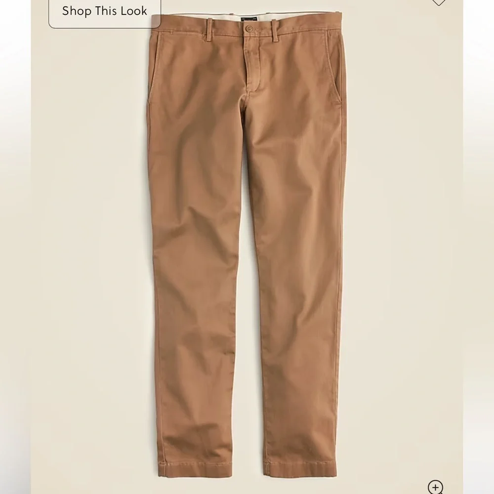 J crew river brown 770™ Straight-fit stretch chino pant